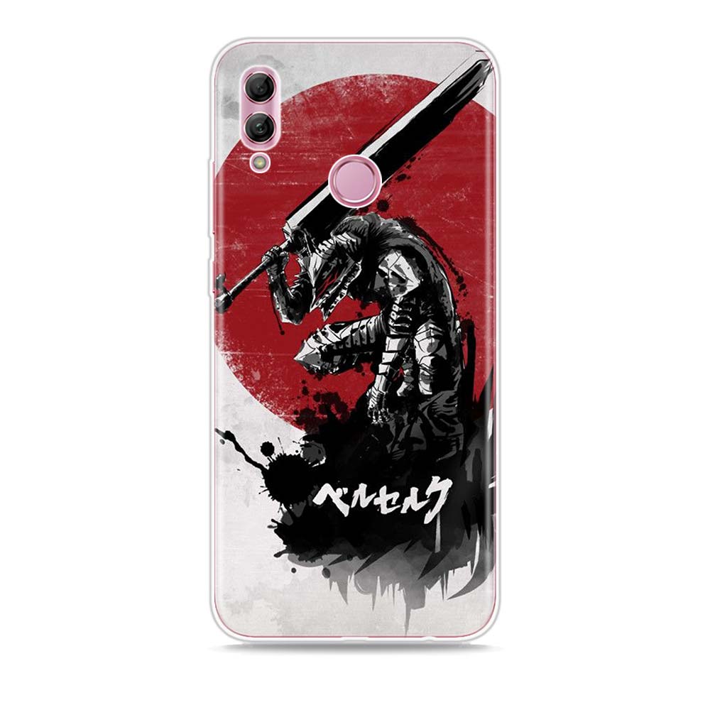 Japanese Red Sun Anime Silicone Cover For Honor 30 30S 30i 9 10 9A 9C 9S 9N 10i 10X 9X Lite Pro 5G Phone Case
