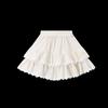 Girls' Korean Style Tiered Ruffle Skirt