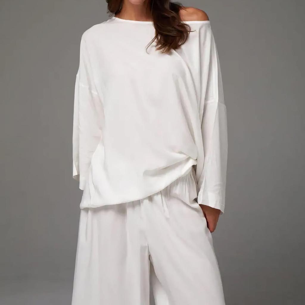 Plus Size French Chic Loose Homewear Set for Women