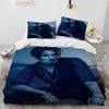 3D Printing Johnny Depp Series Comforter Bedding Set,Duvet Cover Bed Set Quilt Cover Pillowcase,king Queen Size Bedding Set Kids