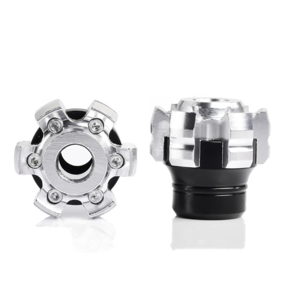 

Universal Fit Wheel Crash Protector Front Suspension Protection Cup Modification Accessory серебряный