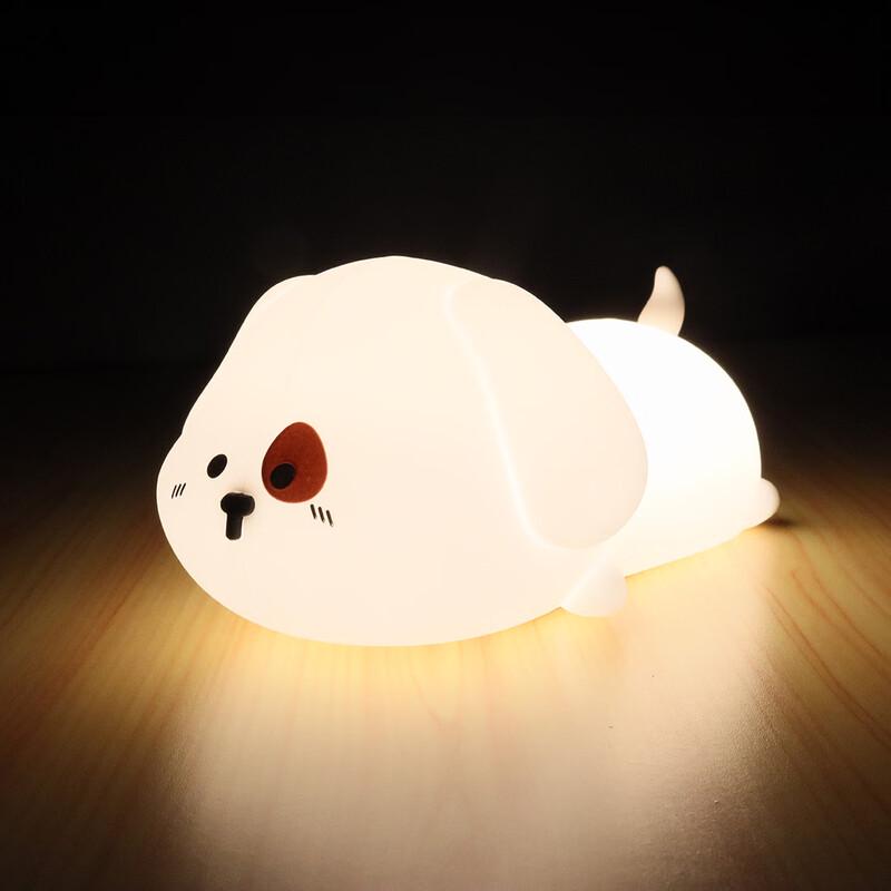 Lying Dog Silicone Pat Night Light