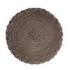 Christmas imitation cotton yarn placemat ins braided thermal insulation mat semi-handmade round coaster ramie mat