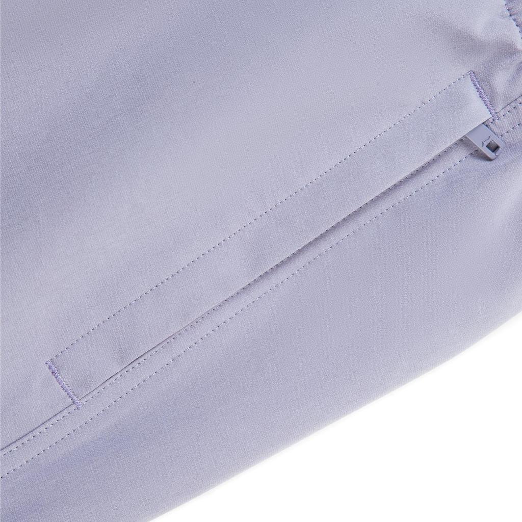 Li Ning Fitness Series Mid Waist Solid Color Versatile Elastic Straight Leg Sports Pants Women Pants AYKV898-2