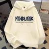 Men's American Hip Hop Letter Print Hooded Sweatshirt - Autumn/Winter Velvet-Thickened, Loose Fit, Couple Style.