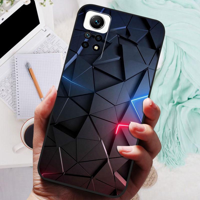 Cover For Redmi Note 12 Pro 4G Case Silicone Painted Soft Protective Black Coque For Xiaomi Redmi Note12 Pro 4G NFC Cartoon TPU