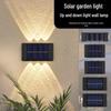 New Up and Down Solar Luminous Wall Lamp for Outdoor Courtyard and Garden Decor