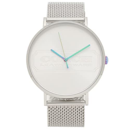 Coach Men's Charles 41mm Quartz Silver Watch, COACH 14602590