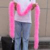 2M 50Grams Marabou Turkey Feathers Boa Trim for Crafts Needlework Shawl Party Scarf Carnival Costume Wedding Plumes Decoration