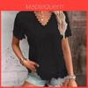 Euro-Stil T-Shirt mit Spitzenbesatz für Damen, Frühling, Lässig, Mode-Top