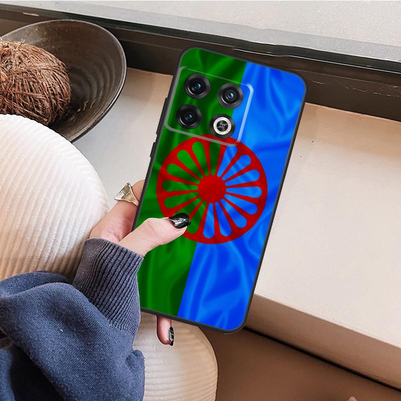 Gypsy Romani Roma Flag Case For OnePlus 15 R 13 R 12R 10R 8T 10T 13T 12 11 10 Pro Nord 5 CE 4 3 2 Lite N20 N30 Cover