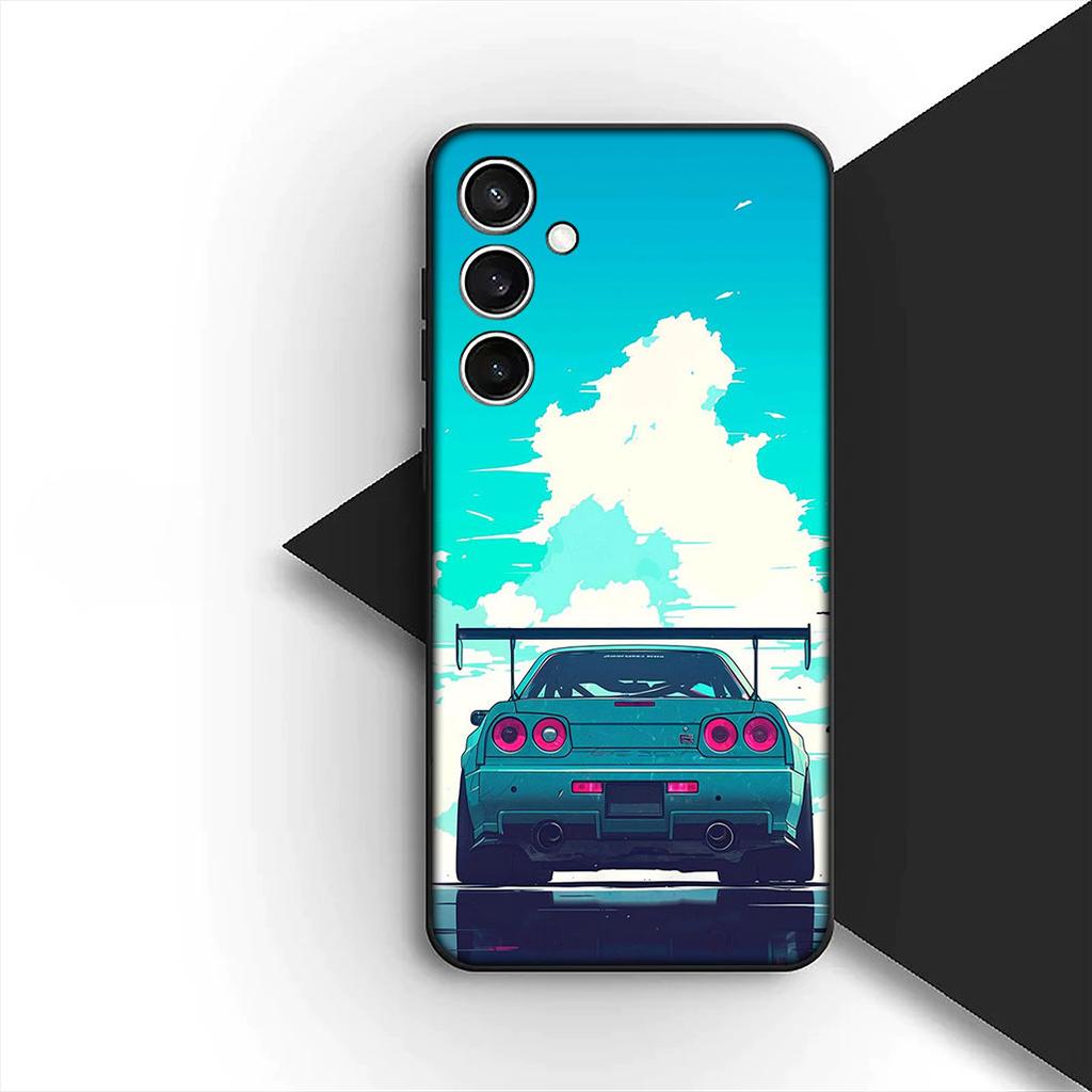 for Xiaomi Redmi Note 12 11 10 A3 Pro 10A 10C 12C Note12 5G 4G Phone Cover Soft Case Supercar Super Car Cartoon taillights