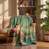 fishing Custom Flannel Blankets Soft Warm Cozy Throws for Home Decor Holiday Gifts