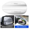 Transparent Car Side Mirror Rain Eyebrow for Jeep Wrangler Renegade Gladiator Anti-Glare Waterproof Rearview Mirror Rain Shield