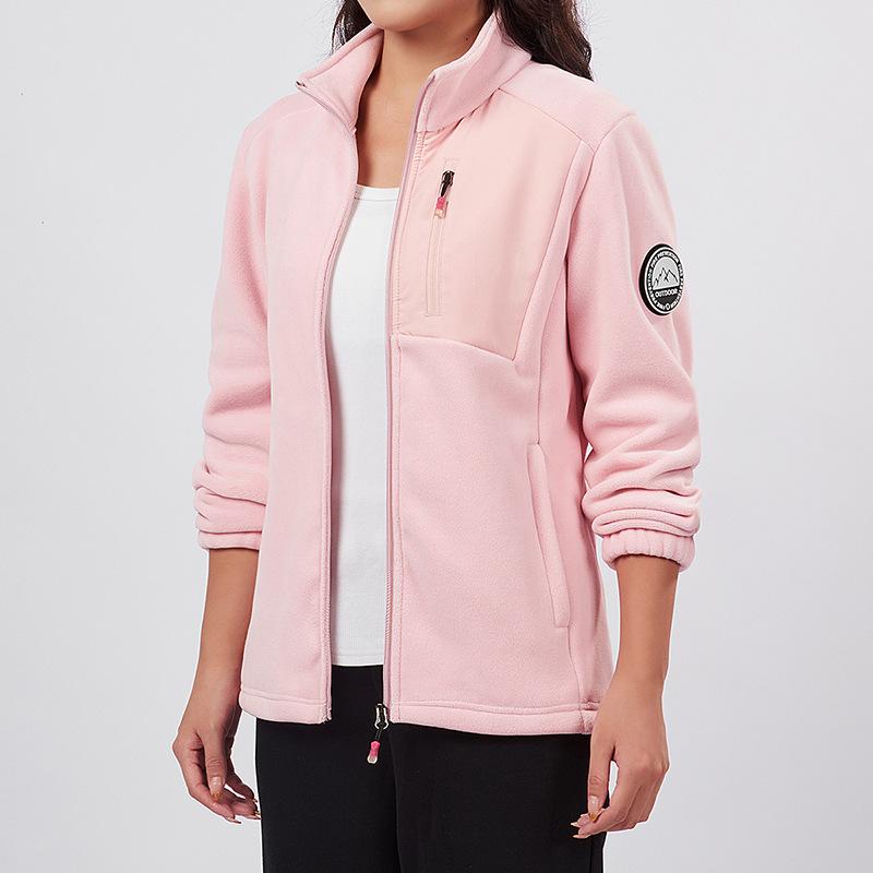 Women s Fleece Jacket Spring and Autumn Winter Women s Jacket Double-sided Fleece Jacket Warm Jacket XXL 2980₽