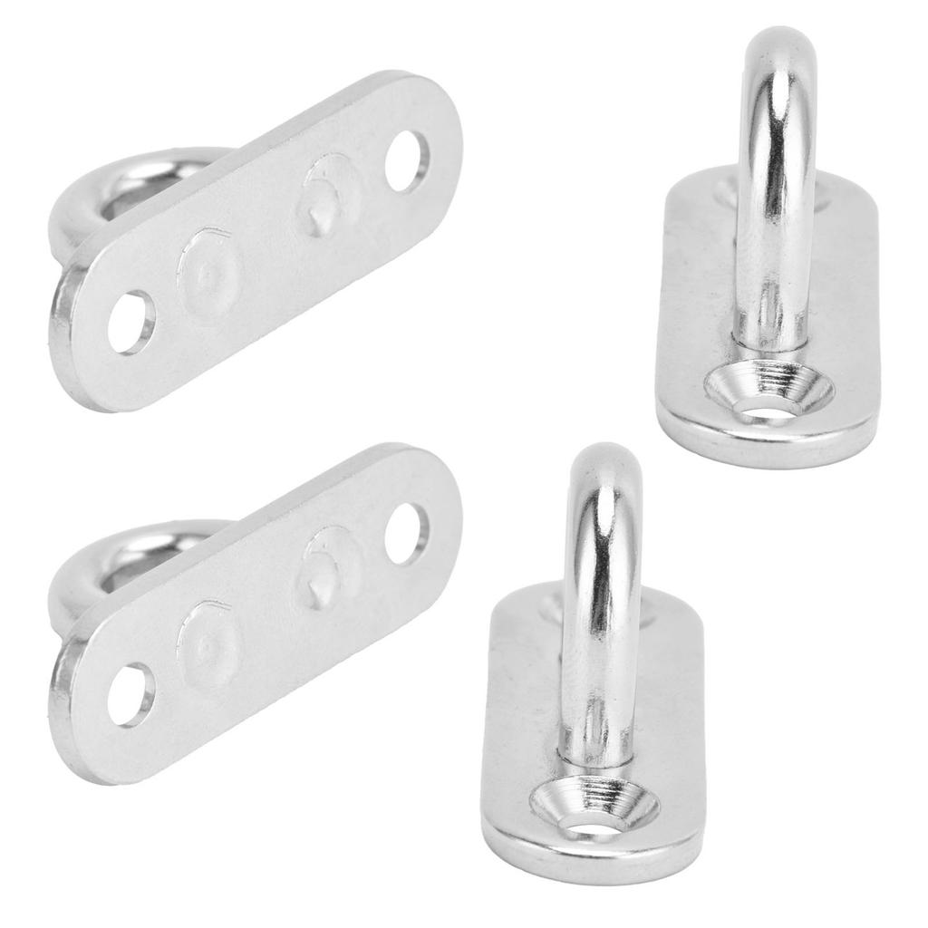 4 szt. Owale Haki Oczko 304 Stal Nierdzewna 5mm Sufitowa Płytka Oczkowa Okucia Klamry Pętle