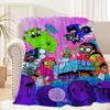 Coperta Peluche Go Carina Cartone Animato Tappeto per Pisolino Divano per Soggiorno Stanza T-Teen Ufficio Caldo Stanza da Letto T-Titans Compleanno Casa Viaggio Regali per Bambini