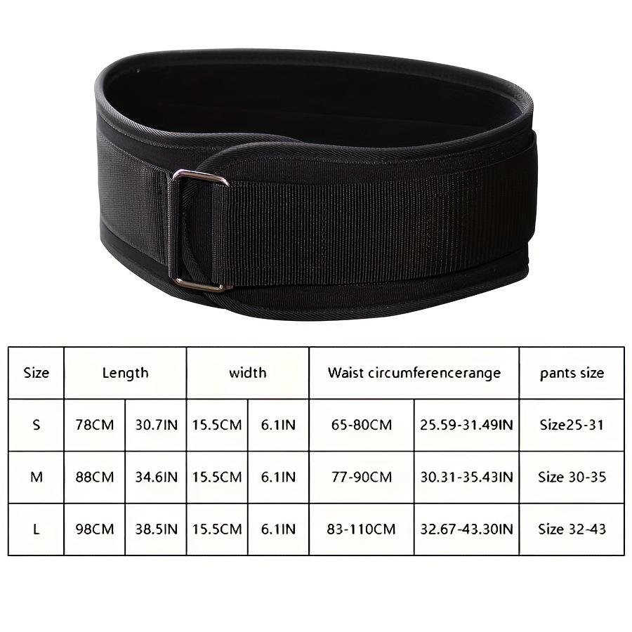 

Мужской пояс для поддержки поясницы для приседаний, становой тяги и тяжелой атлетики - Корсет и защитное оборудование для силовых тренировок M (Waist 77-93CM) чёрный