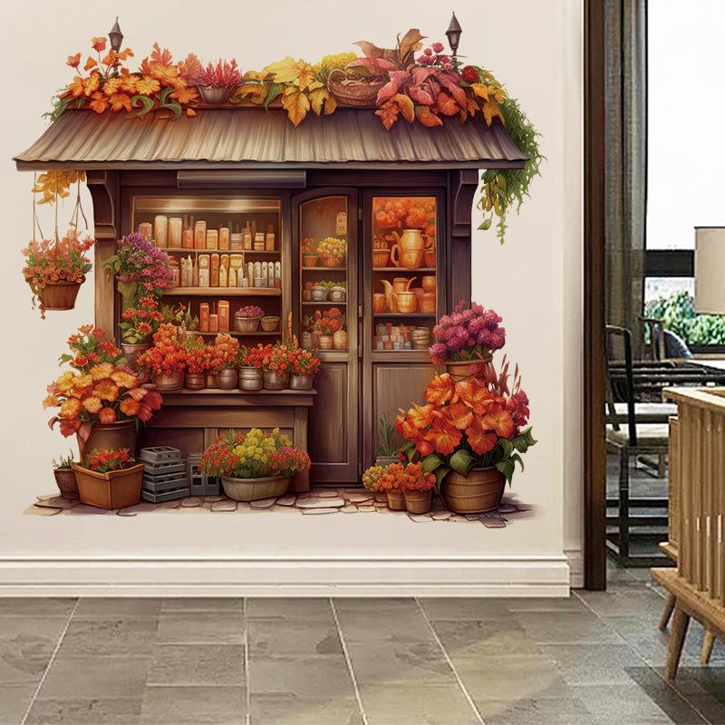 Selbstklebender Wandsticker für Wohnzimmer Schlafzimmer Flur Eingang Hintergrund Heimdeko Abnehmbares Wandtattoo