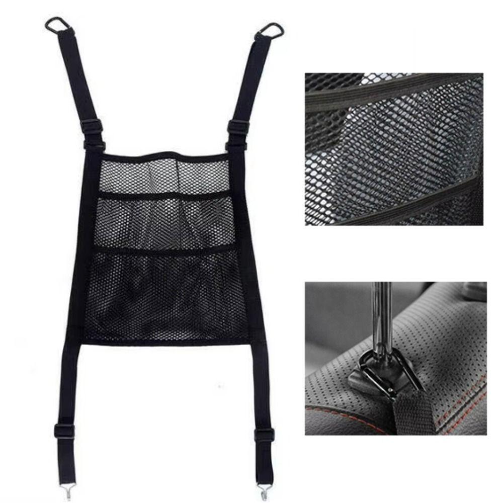Multi-functional Design Mesh Storage Bag Car Protective Net  Pet Accessories Storage