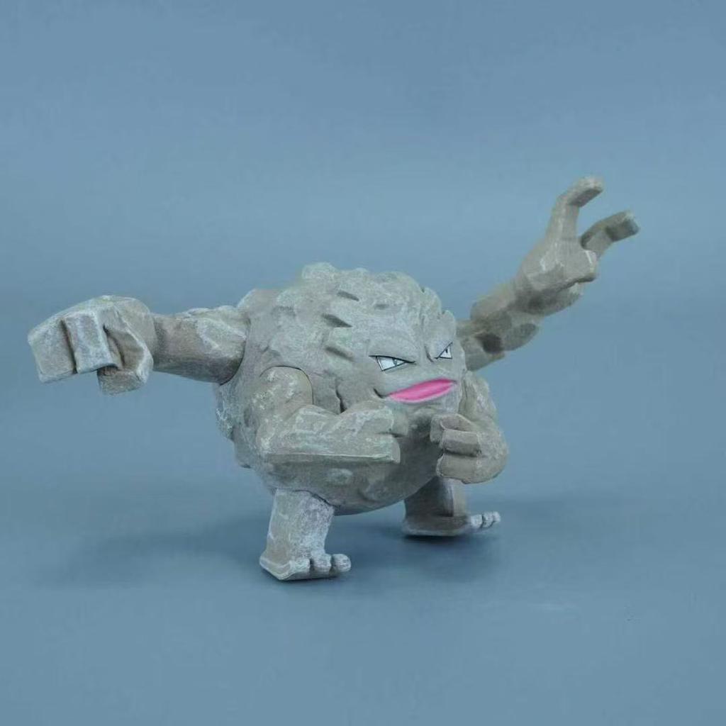 Anime Pokemon Figur Geodude Evolutionskombination Actionfiguren PVC Statue Sammlermodell Spielzeug Geschenke
