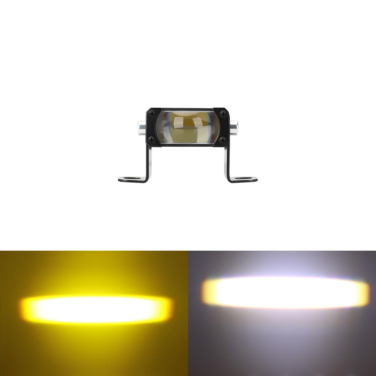 

Truck LED Headlight 30W Spotlight 12V-30V LED Auxiliary Work Lamp Daytime Running Light Grille Front Lights Dual Color Car UTV
