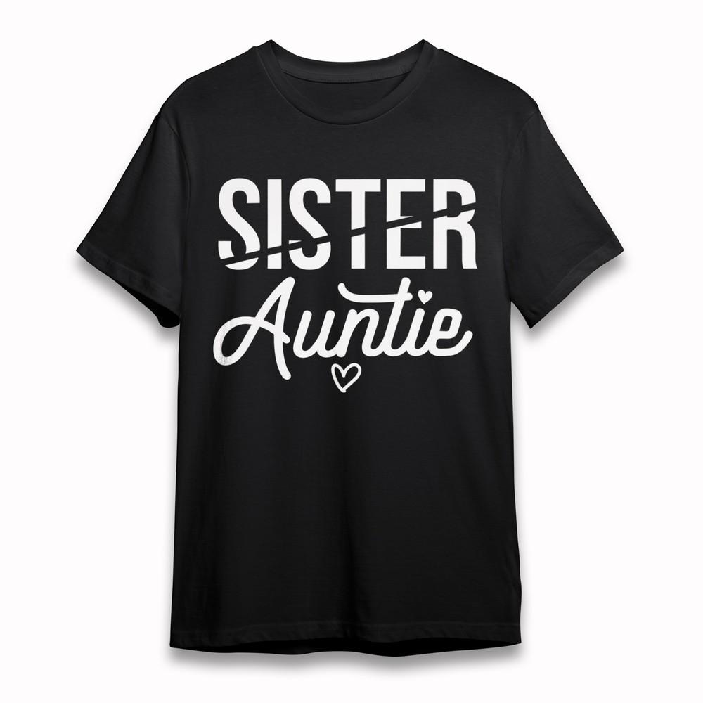 

Women s Sisterhood Graphic Tee Chic Auntie Script 100% Cotton Plus Size Tops USA L