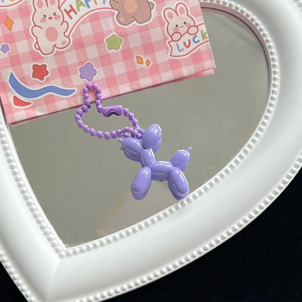 Ball Chain Cartoon Puppy Pendant Dog Balloon Puppy Keychain Creative   Gift