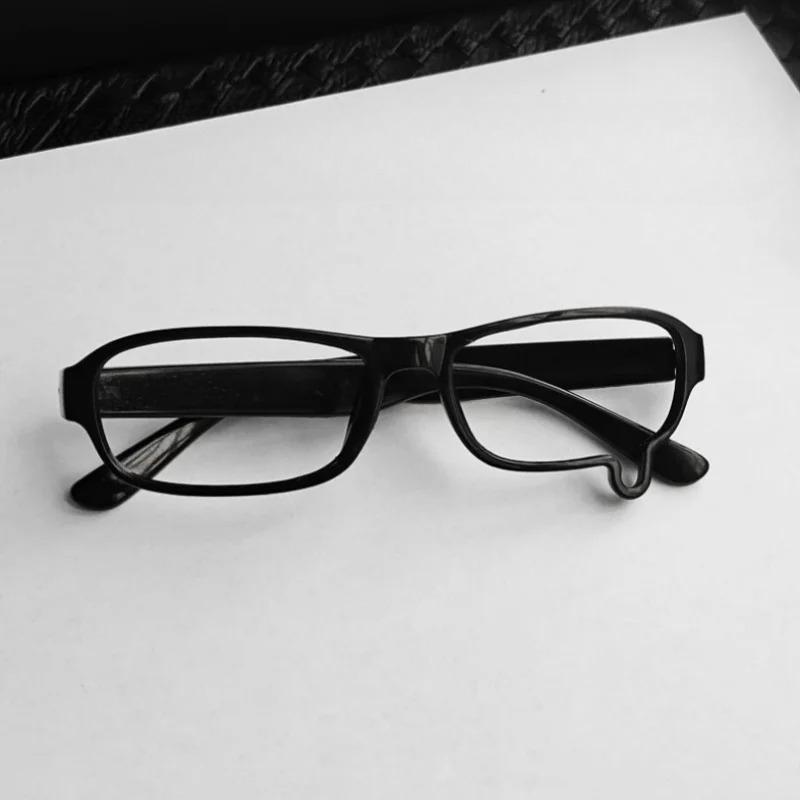 Men'S And Women'S  Teardrop Cosplay Glasses Frame Unisex Small Square Eyeglass No Lenses Popular Design Eyewear Accessories