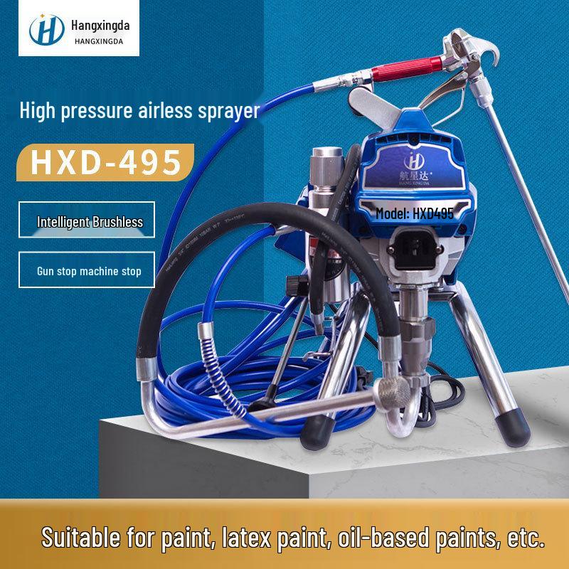 595 Electric High-Pressure Airless Paint Sprayer for Latex Coating