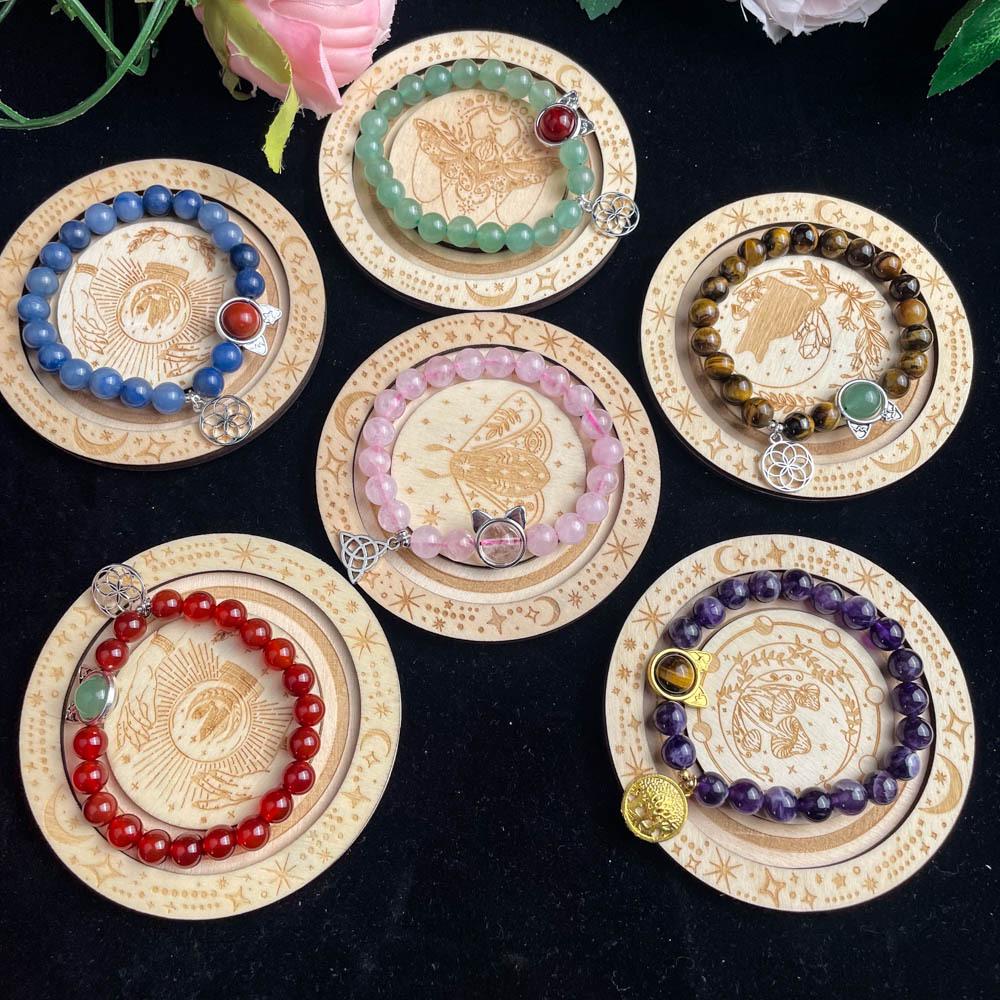 

Unique Crystal Beaded Cat Bracelet - Customizable Holiday Gift