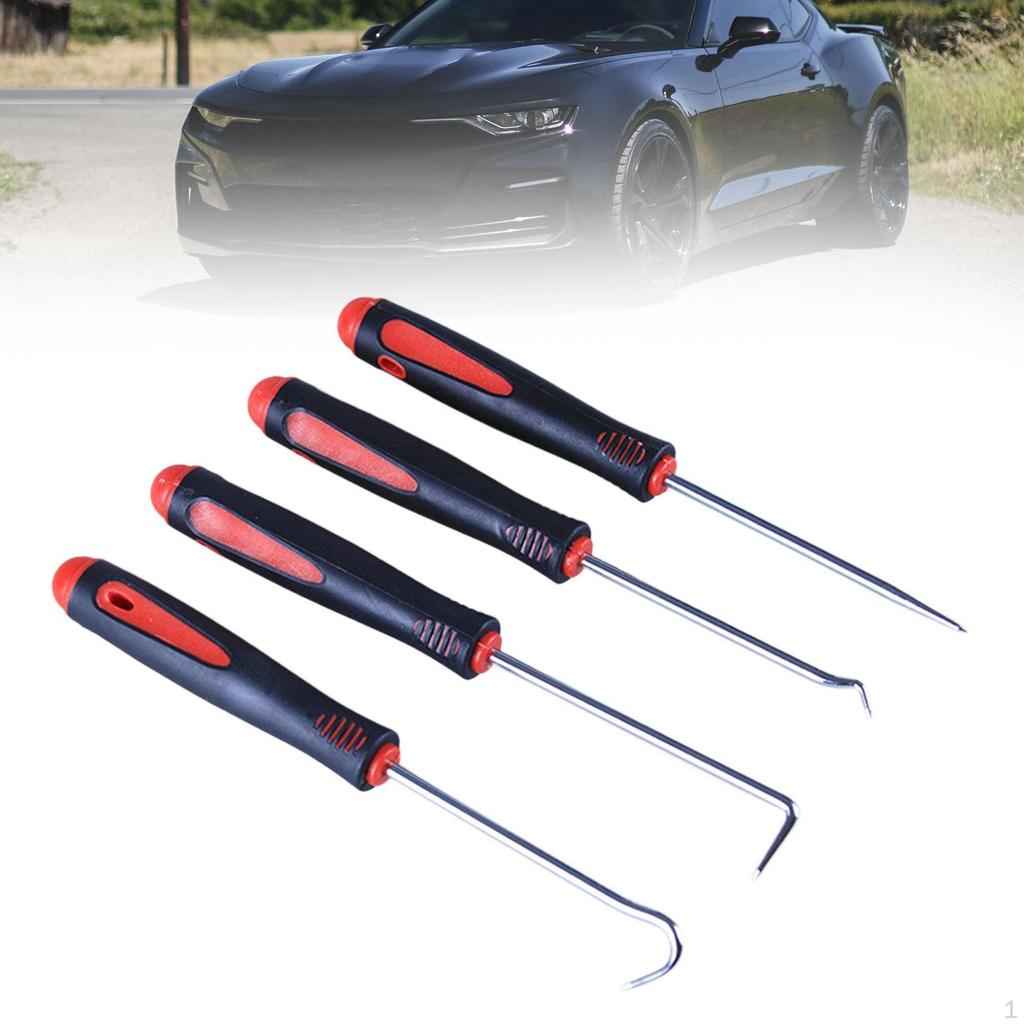 4-Piece Car Oil Seal Pick And Hook Set for Easy Gasket Removal