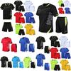 Sports Running Men Suit Quickdrying Short Sleeve Shirts Summer Gym Shorts