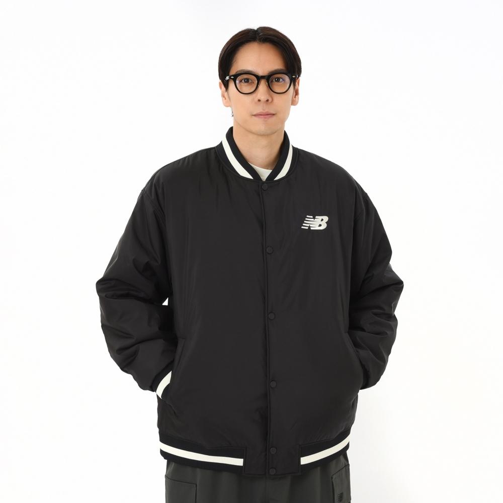 

New Balance Amj45726 Bk Performance Padded Stadium Jacket Bk Black S