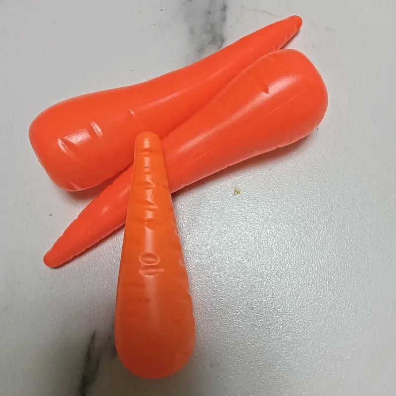 10 st Leksak Plast Snögubben Näsa DIY Tillbehör För Baby Falsk Morot Prydnad Hantverk Orange Jul Barn Juldekorationer