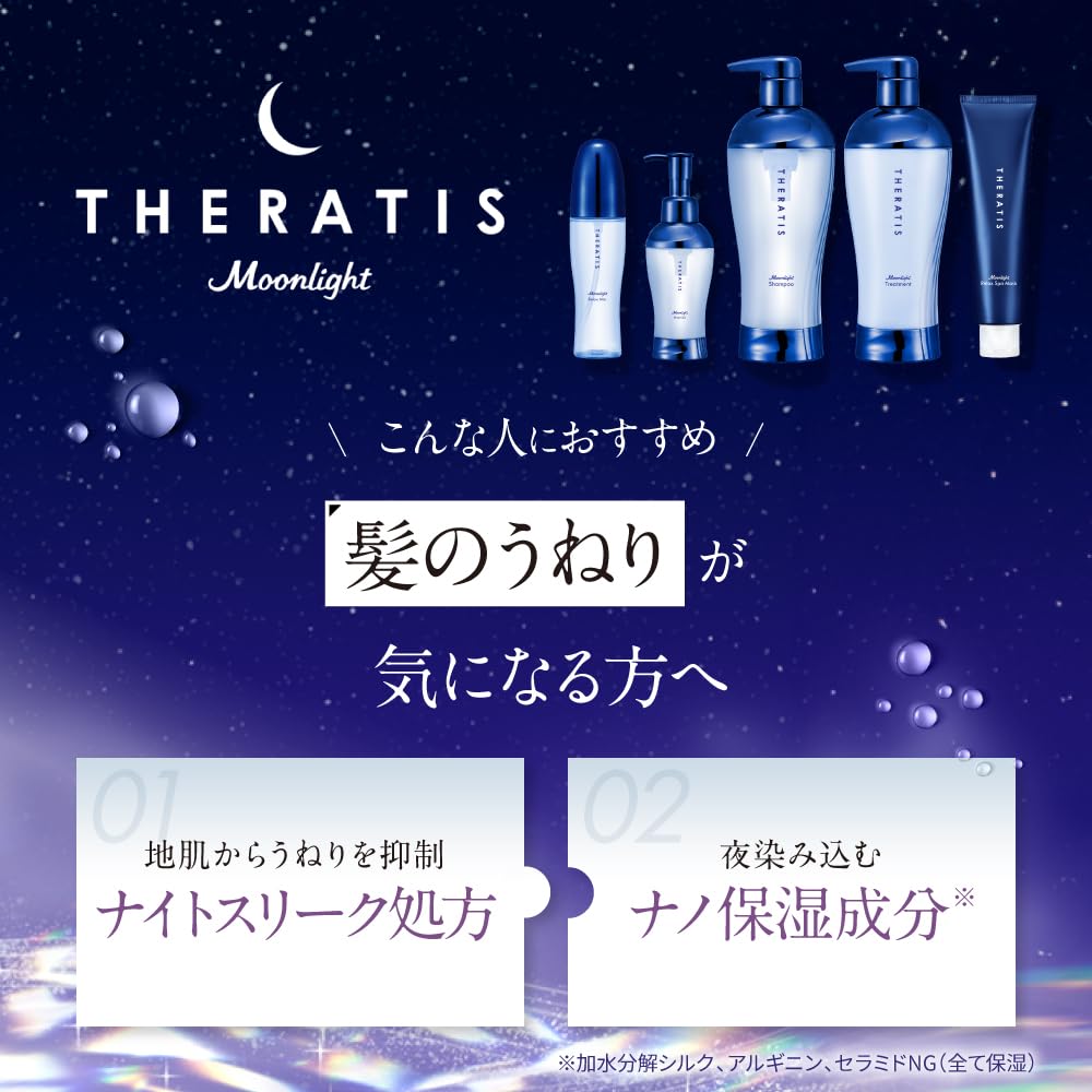 THERATIS Night Repair Shampoo and Treatment Pair Set Shampoo and Conditioner Set