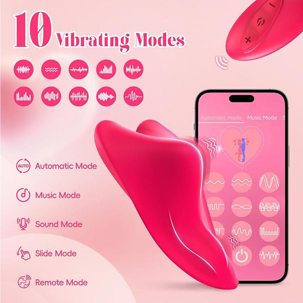 Wearable App Remote Control Vibrator Butterfly 10 Vibration Vagina Clitoris Stimulator Mini Bullet Adult Sex Toys for Women