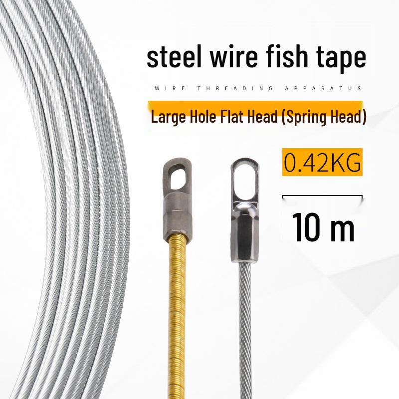 Electrician's Steel Wire Cable Threader & Puller