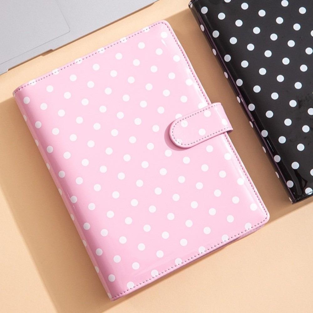 Colorful A5 Handbook Storage Bag PU Notebook Binder Save Budget Loose-leaf Binder Budget Planner