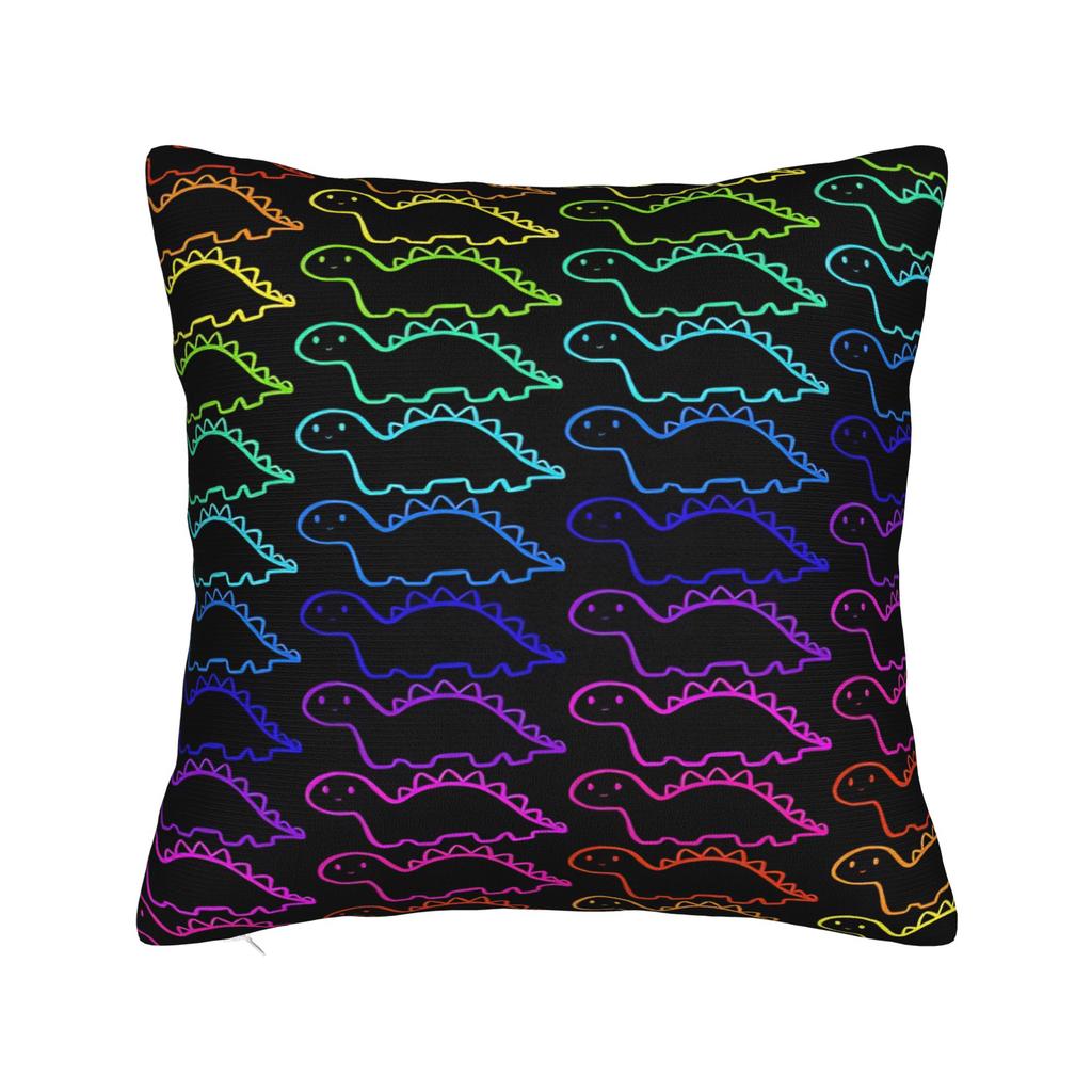 Different Types Of Dinosaur Pattern Pillow Cover Kawaii Pillow Case For Sofa Home Decor Soft Cushion Cover Gift