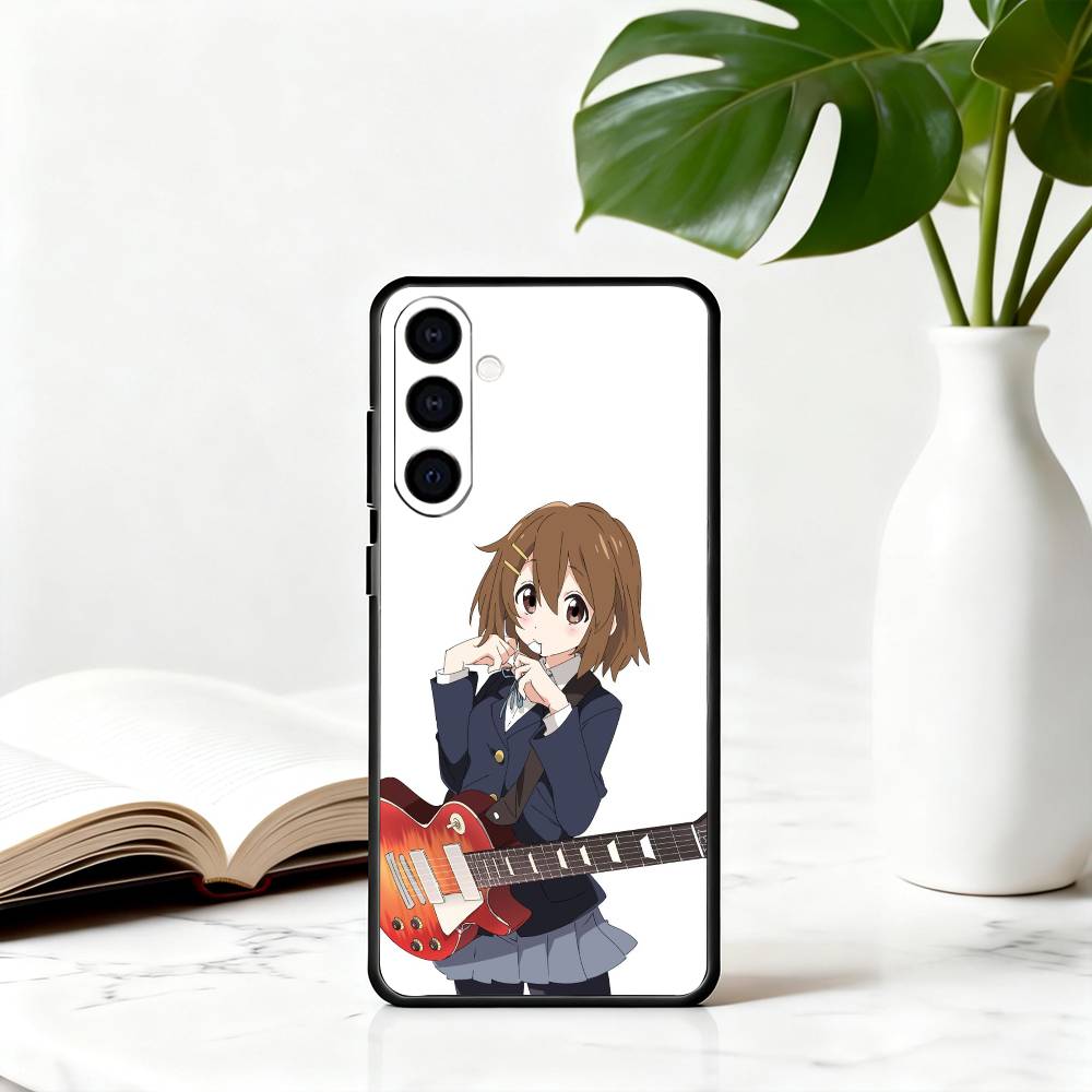 K-K-ON Music Y-Yui H-Hirasawa-yh Phone Case For Samsung Galaxy A73,A72,A71,A70,A53,A52,A51,Others Soft Black Cover