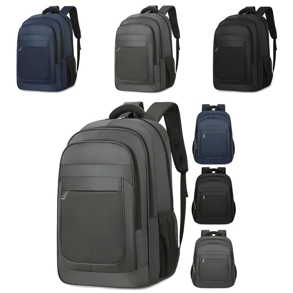 Solid Simple Style Color Backpack Outdoor Large Capacity Travel Schoolbag Bag