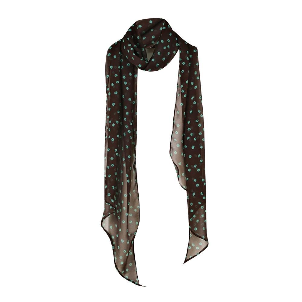 Decorative Women Lady Girls Neckerchief Thin Silk Scarf For Spring Summer Autumn