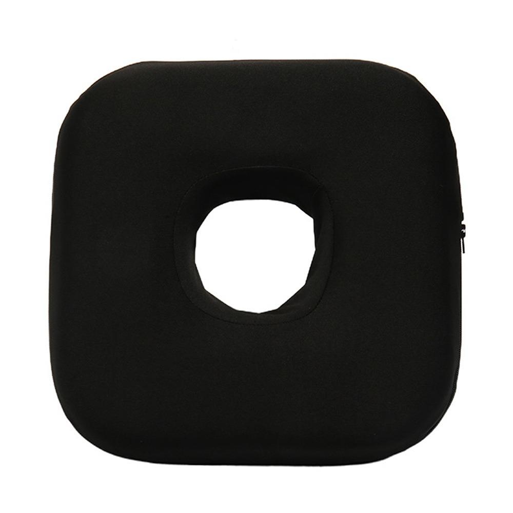 Foam Ear Piercing Pillow Hollow Design Slow Rebound Ear Hole Donut Pillow Comfortable Round/Square Shape Side Sleeper Pillow