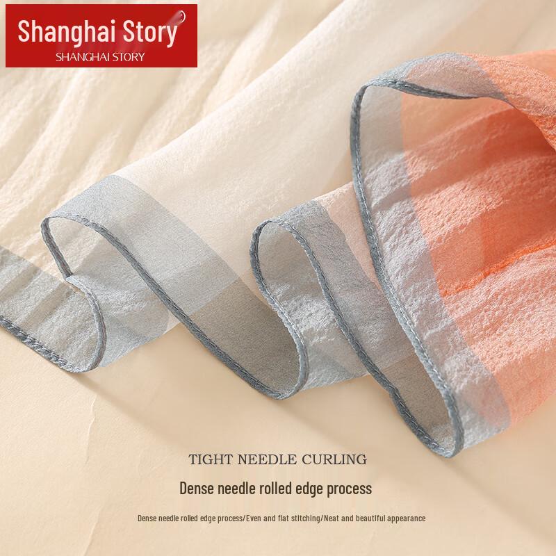 Shanghai Story 100% Mulberry Silk Printed Scarf