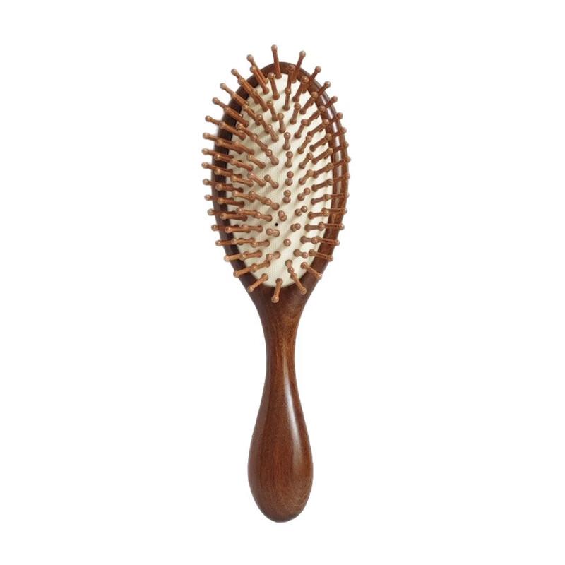Golden Sandalwood Massage Cushion Hairbrush