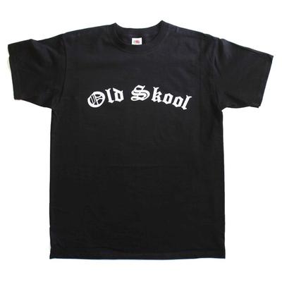 Old Skool School Retro Style Unisexs Loose Fit Tshirt Customize Unisex Over Size Soft Breathable Cotton