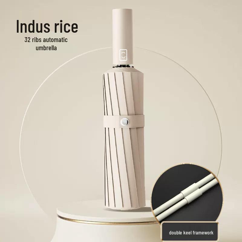 72-Rib Automatic Windproof UV Protection Umbrella: Extra Large, Foldable, Rain or Shine