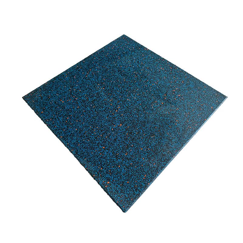 OEING Gym Shock-Absorbing Rubber Floor Mat 50x50x4.0cm