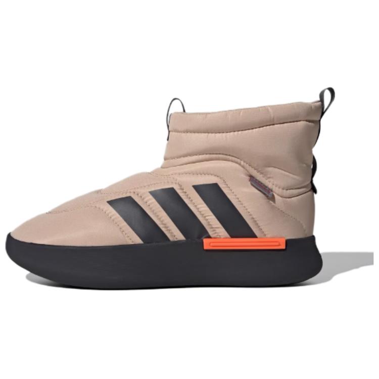 

Adidas Adipuff Anti-Slip Wear-Resistant High-Top Casual Shoes Unisex Brown Sneakers JR0070 42 коричневый